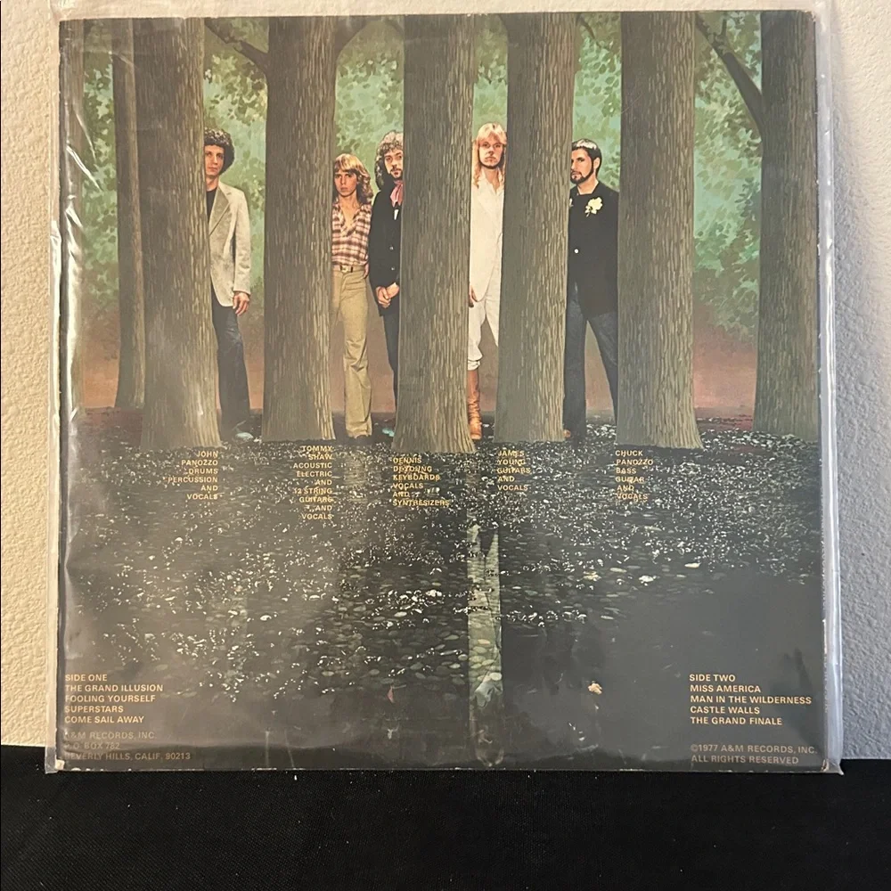 Styx The Grand Illusion Vinyl Record - Picture 2 of 6